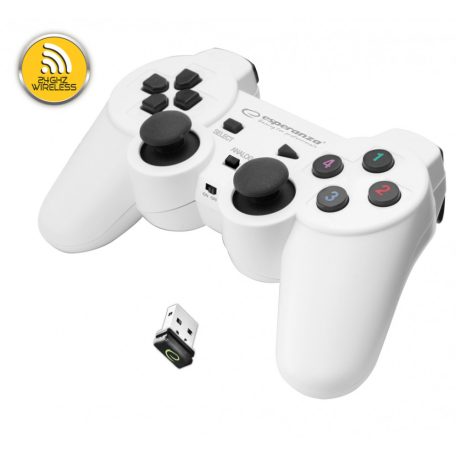 Esperanza Gladiator Wireless Gamepad PS3/PC fehér