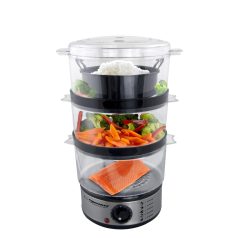   Esperanza Volcano elektromos párológép, 400 W, fekete-ezüst