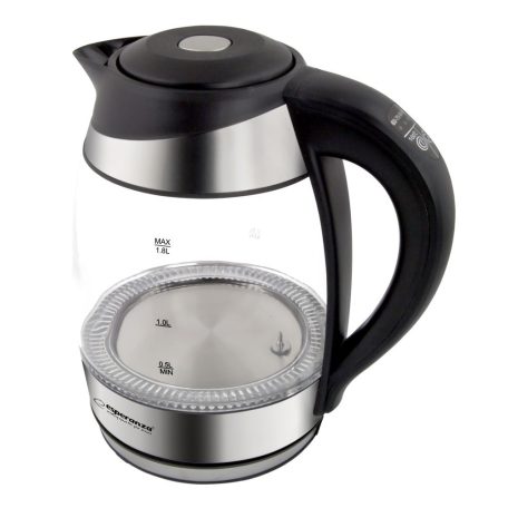ESPERANZA ELEKTROMOS VÍZFORRALÓ LEDDEL ÉS HŐMÉRSÉKLET-SZABÁLYOZÓVAL SEINE 1.7 L FEKETE 1.7 L