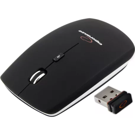 ESPERANZA VEZETÉK NÉLKÜLI 2.4GHZ OPTIKAI EGÉR 4D USB SATURN FEKETE
