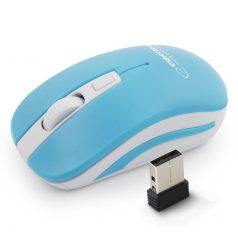 Esperanza Uranus 4D vezeték nélküli egér 2.4GHz, USB, fehér-kék