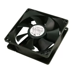 LogiLink Ventilátor 120x120 fekete