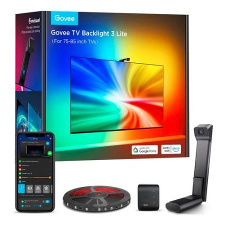 Govee Envisual TV LED Háttérvilágítás kamerával 75”- 85” Tv-hez (MATTER) Hang + Wifi + Bluetooth vezérléssel