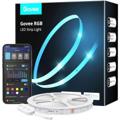   Govee RGB LED szalagfény - 5M Hang + Wifi + Bluetooth kapcsolat