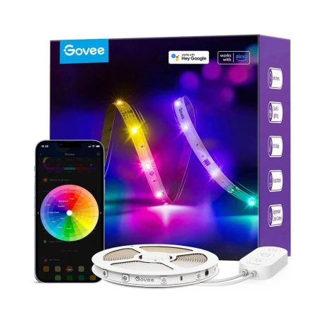 Govee RGBIC Basic  LED szalagfény (10 méter) Hang + Wifi + Bluetooth vezérlésel