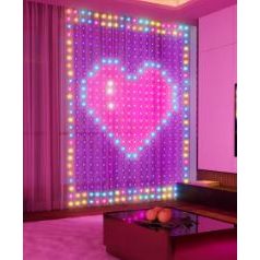   Govee LED függöny világítás 1,5x1,5m, Beltéri Wifi + Bluetooth csatlakozással (Netflix Edition)