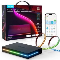   Govee AI szinkronizáló doboz 2  55-65 hüvelykes képernyőkhöz Max 8K 240HZ Matter APP + Wifi + Bluetooth vezérléssel