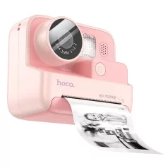   HOCO digitális gyerek kamera nyomtatóval, DV200, rózsaszín