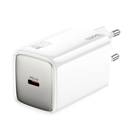 HOCO N48 Glorious egy portos USB-C töltő 65W - fehér