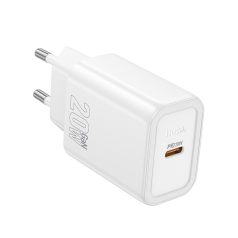 HOCO N60 Gentle egy portos USB-C PD20W töltő (EU) fehér