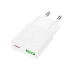   HOCO N73 Speed PD20W+QC3.0 USB-C, USB-A  ultravékony töltő (EU)