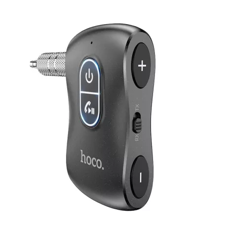HOCO E73 Pro FM Transzmitter BT Jack Jack 3,5mm Fekete