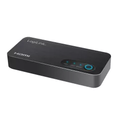   Loiglink HDMI-elosztó, 1x2-port, 4K/60 Hz, HDCP, HDR, CEC, leskálázó