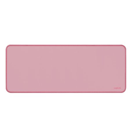 Logilink 70x30 cm-es XXL méretű íróasztali alátét, szuper puha, billentyűzetnek, egérnek és egyéb kiegészítőknek, rózsaszín