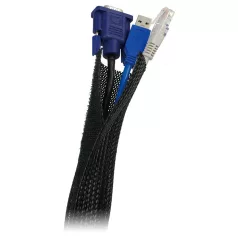 LogiLink Flexibilis kábel burkolat, fekete