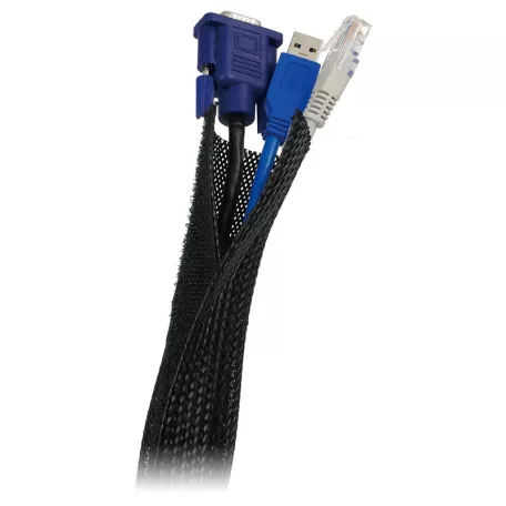 LogiLink Flexibilis kábel burkolat, fekete