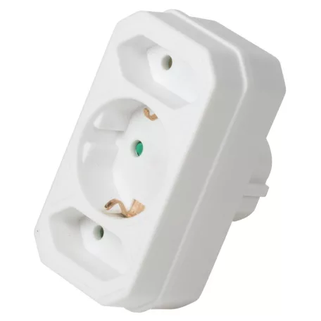 LogiLink Aljzatadapter, 2x CEE 7/16 + 1x CEE 7/3
