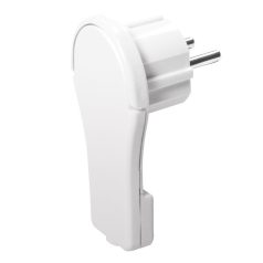   Logilink Tápcsatlakozó önösszeszereléshez, CEE 7/7 (90°), lapos, fehér