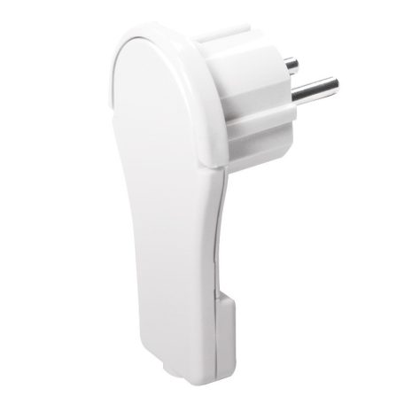Logilink Tápcsatlakozó önösszeszereléshez, CEE 7/7 (90°), lapos, fehér