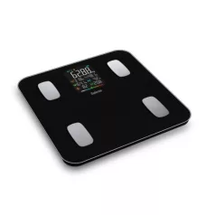   Salente MaxFit, intelligens személyes diagnosztikai fitneszmérleg, Bluetooth, fekete