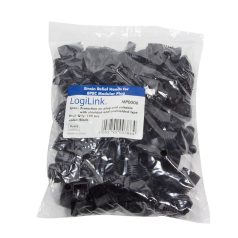   LogiLink Törés gátló 8P8C moduláris csatlakozókhoz 100db, fekete