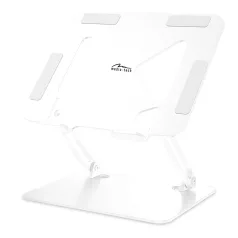   Media-Tech Állítható, ergonomikus laptopállvány 10-17 hüvelykes laptopokhoz, fehér