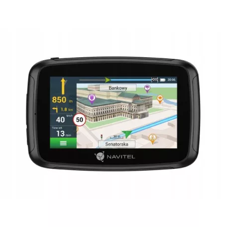 Navitel G590 Moto GPS Motorkerékpár Navigáció, 5" kijelző, fekete