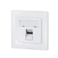   Logilink Keystone előlap 1 modulhoz, német típusú, fehér