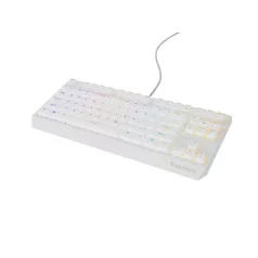   Genesis Thor 230 TKL US RGB fehér mechanikus gaming billentyűzet, Brown switch hot swap