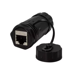   Logilink Cat.6A ipari válaszfalcsatlakozó 2 x RJ45, kábelvezetővel