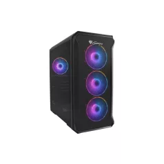 Genesis Irid 503 ARGB Micro Tower PC ház, fekete