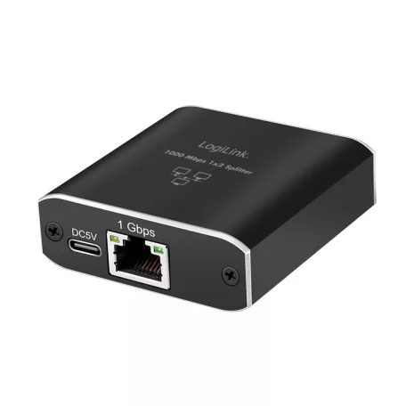 Logilink Gigabit Ethernet Elosztó 1-2, 1000 Mbit/s, USB tápellátással