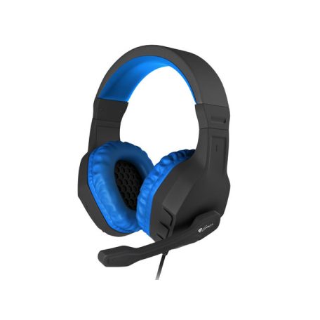 Genesis Argon 200 Gamer mikrofonos sztereo fejhallgató, fekete-kék