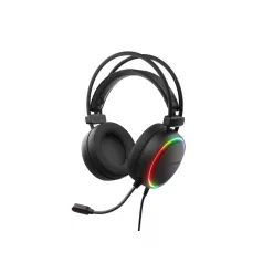   Genesis Neon 613 G2 Gamer Fejhallgató mikrofonnal, RGB megvilágítással USB - fekete