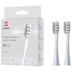 Oclean fogkefe fej Plaque Control Ezüst színű 2db P1C9