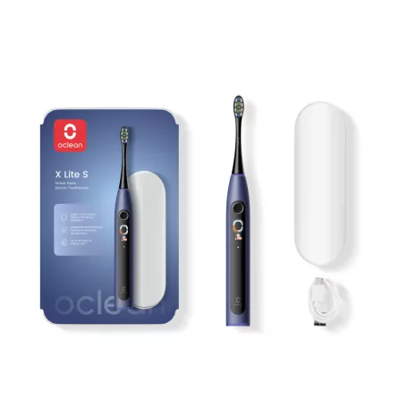 Oclean X Lite S Sötétkék Smart Sonic fogkefe Szett