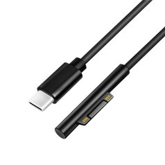   Logilink USB-C-kábel, USB-C/M – MS Surface/M (90°), PD, fekete, 1,8 m