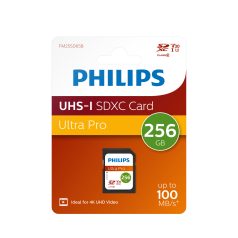 Philips Micro SDXC Memóriakártya 256GB Class 10 UHS-I U3 Adapter
