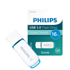 Philips Pendrive USB 3.0 16GB Snow Edition fehér-kék
