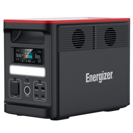 Energizer PPS1500W2F_EU backup powerstation 1536Wh, 2db AC, 2db PD USB type-C, 2db USB-A QC, szivargyújtó kimenet