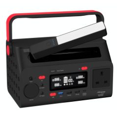   Energizer PPS300W2F hordozható Powerstation 300Wh, 1db szinuszos AC, 1db DC , 1db szivargyújtó, 3db USB-A, 1db USB-C kimenet