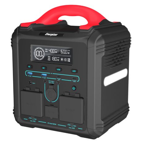 Energizer PPS550W1F hordozható Powerstation 550Wh, 2db szinuszos AC, 2db DC , 1db szivargyújtó, 2db USB-A, 2db USB-C kimenet