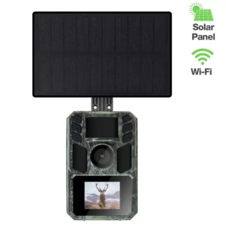 EVOLVEO StrongVision Solar WiFi, fotócsapda/vadkamera WiFi alkalmazással és napelemmel