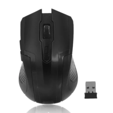 Silverline RF107 vezeték nélküli optikai egér 2.4GHz 1600dpi fekete