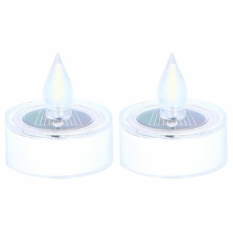 Solar tea mécses 2db újratölthető elemmel 5x5,5cm Grundig