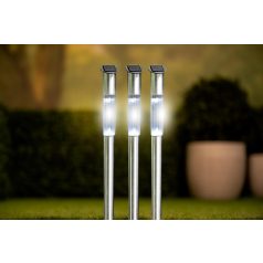 Solar kerti lámpa leszúrható 5,5x70 cm Grundig