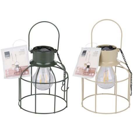 Solar lámpa fém felakasztható  2 féle Arti Casa