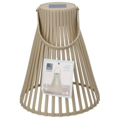   SOLAR Kerti lámpa bézs akasztható fém, 24x20x20 cm, Arti Casa