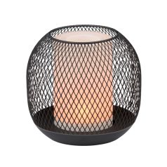 Solar lámpa asztali fém 13x13x13cm, Grundig