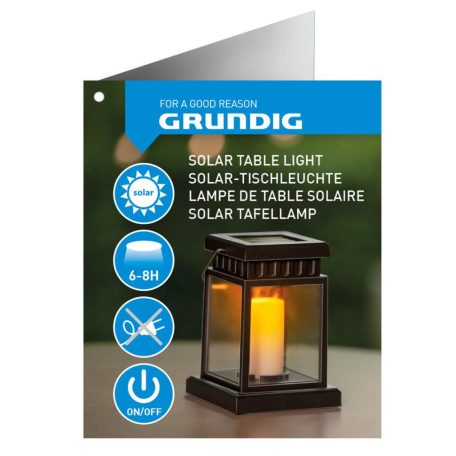 SOLAR asztali lámpa sárga, Grundig